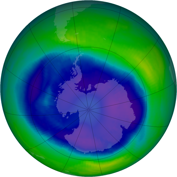 Ozone Map 2000-09-02